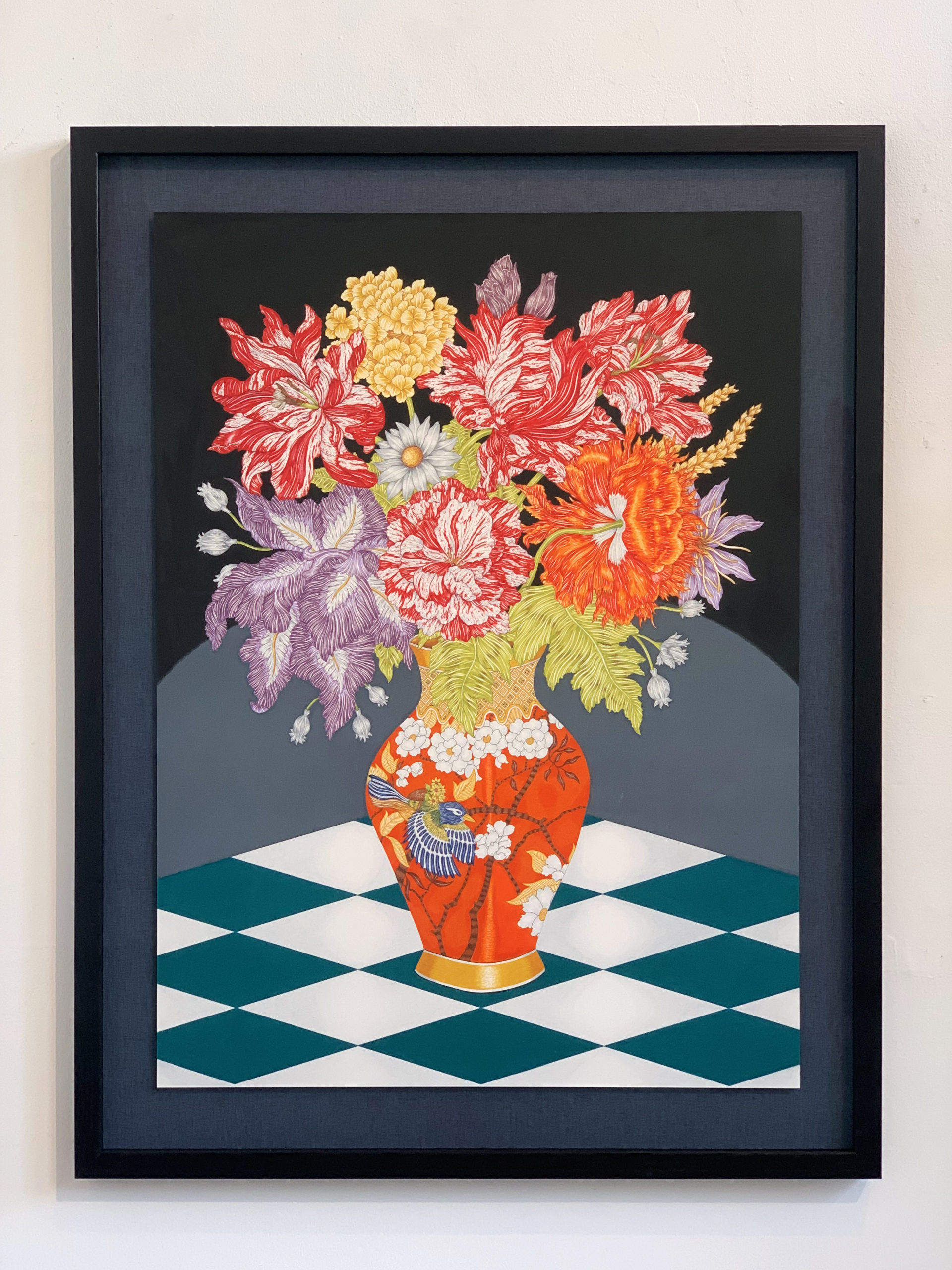 Rik Smits – What a beautiful world – kleurpotlood op papie – €12.000 – Gallery Untitled