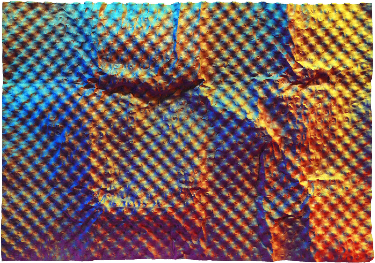 Untitled (from series 'Colorscapes') (2025); casein on paper; 38 x 26 cm