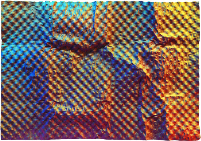 Untitled (from series 'Colorscapes') (2025); casein on paper; 38 x 26 cm