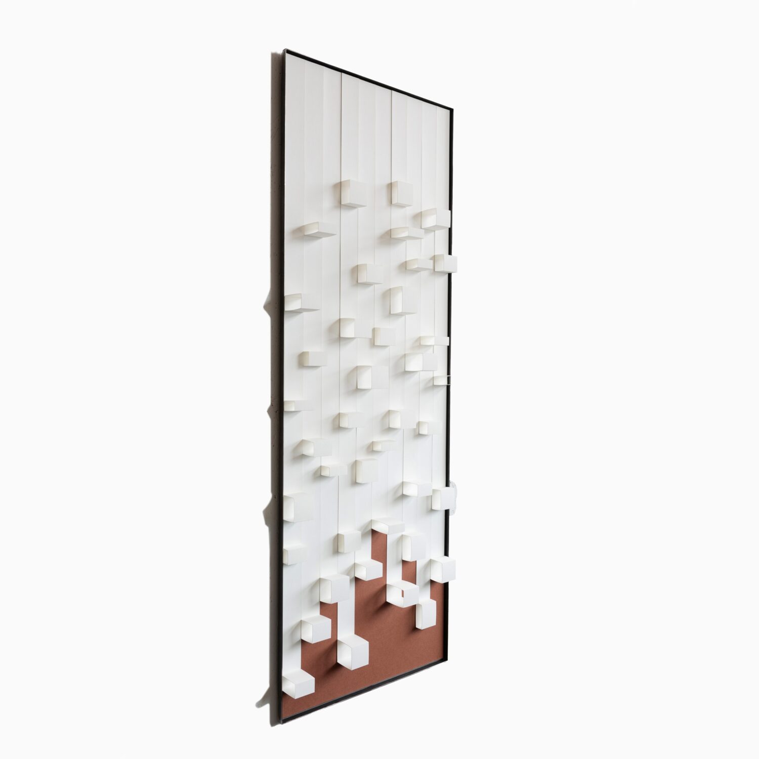 Spots (2025); Folded fine art paper on dibond with steel frame; Editions: 2 + 2AP; 50x140cm