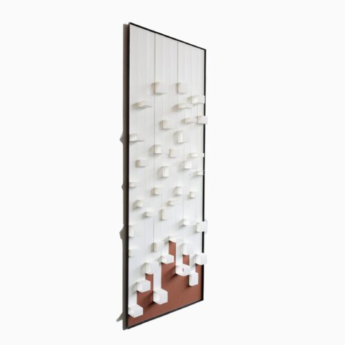 Spots (2025); Folded fine art paper on dibond with steel frame; Editions: 2 + 2AP; 50x140cm