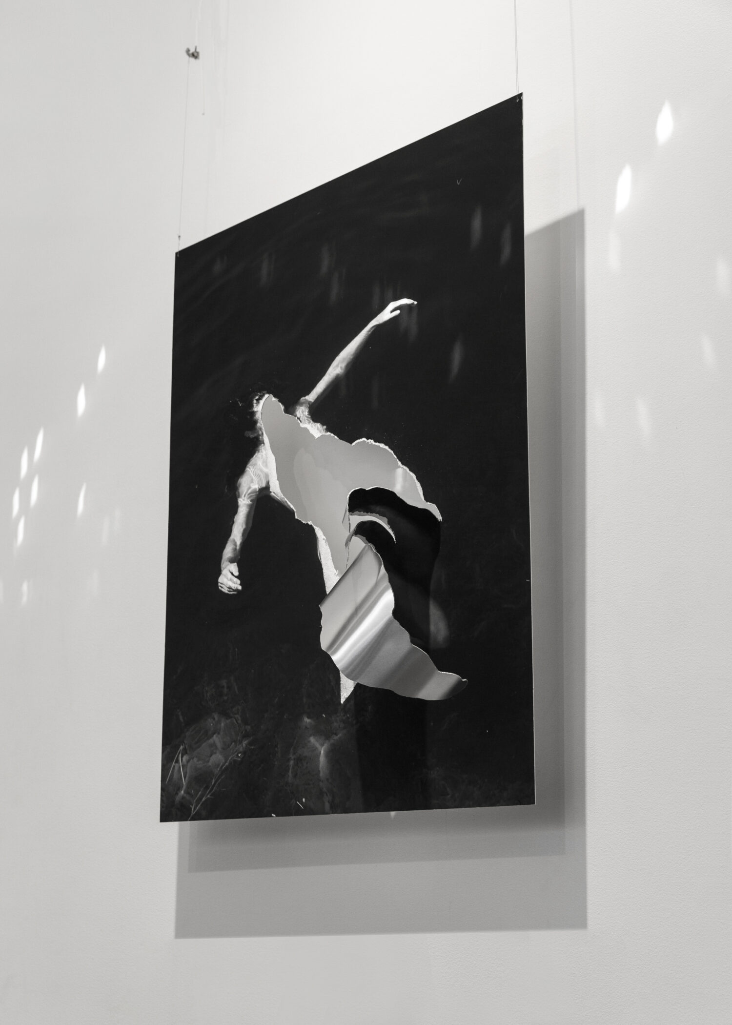 Penthesilea III-X-I (2025); Print on fine art paper on aluminium; 110x60x30cm