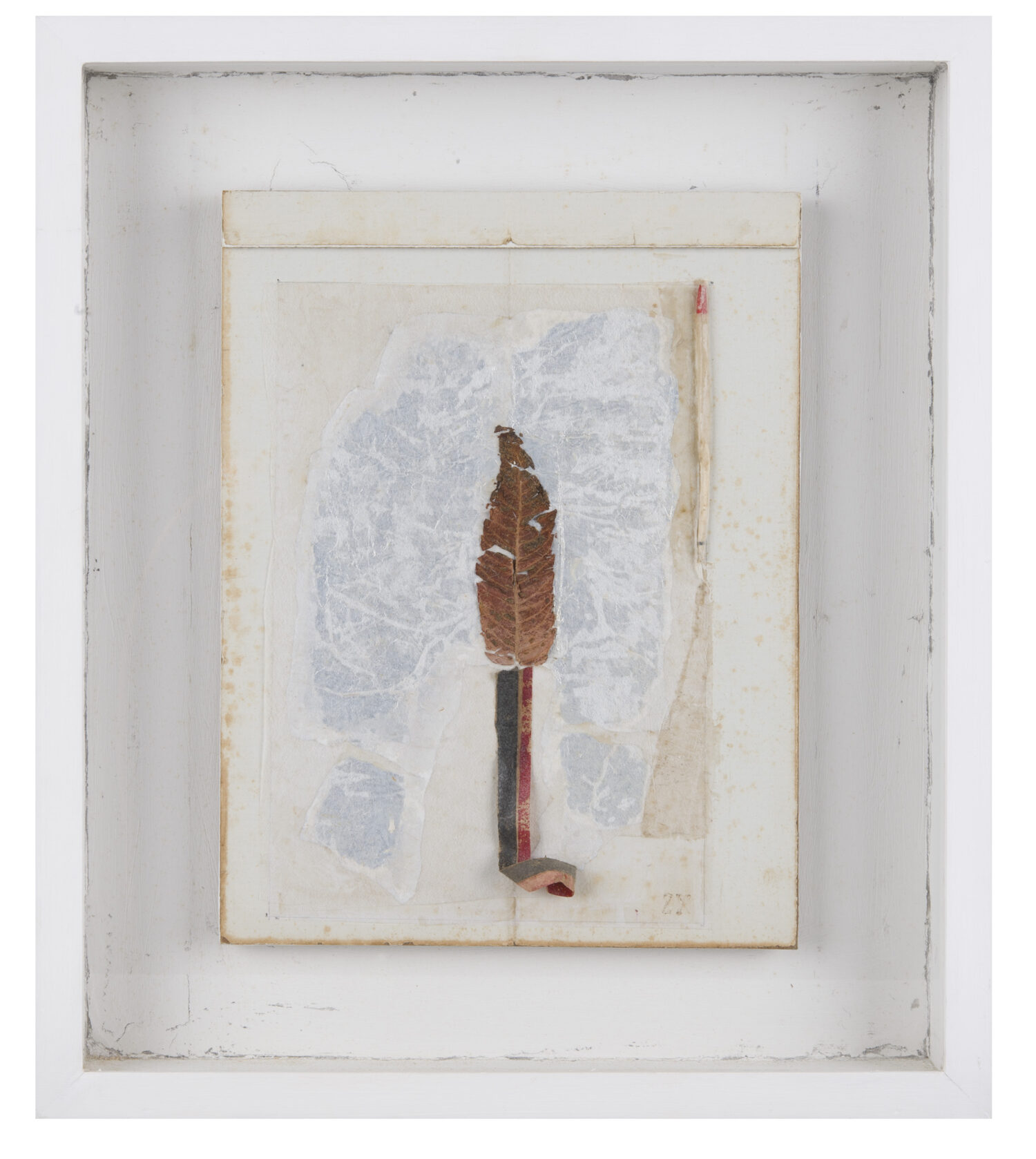 M.E. vorm nr 4 (2006); Collage; 41 x 35 x 6 cm