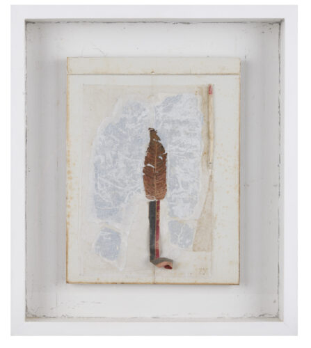 M.E. vorm nr 4 (2006); Collage; 41 x 35 x 6 cm