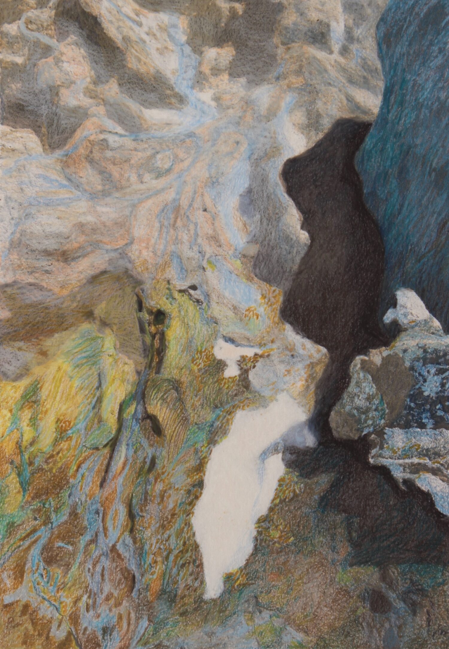 Kosmos XLIV (2024); kleurpotlood; 26 x 19 cm