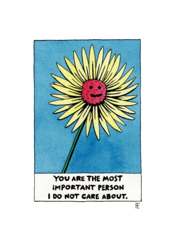 Unprovoked Thoughts (2022); Originele tekening; A4