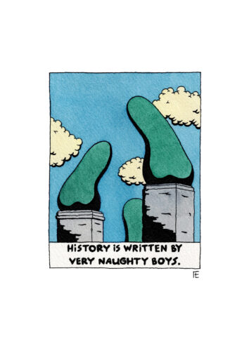 Unprovoked Thoughts (2022); Originele tekening; A4