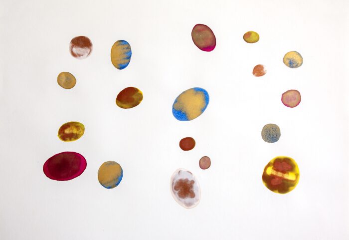 Lucid I (2025); Watercolour on paper; 55 × 75 cm