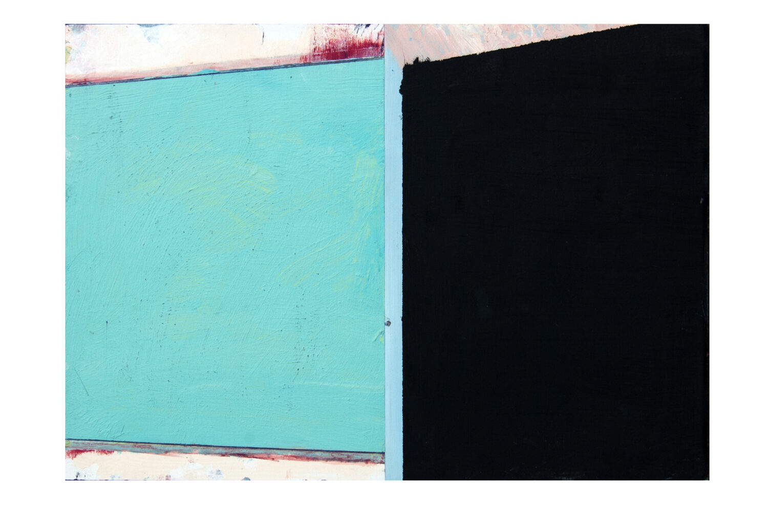 Untitled (218) (2026); Acrylic on paper; 29,7 x 42 cm